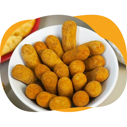 Os Mini Fritos da Leve Bom são ideais para quem busca porções menores, mas igualmente deliciosas. Esses pequenos lanches são perfeitos para festas, eventos ou mesmo para aquele momento em casa. Oferecemos uma variedade de mini fritos, desde bolinhas de queijo até mini coxinhas, cada um cuidadosamente preparado para garantir a melhor experiência gastronômica. Os Mini Fritos são uma opção prática e saborosa que conquista a todos.