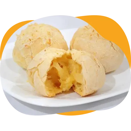 Estes deliciosos Pães de Queijo são feitos com ingredientes selecionados e de qualidade, garantindo um sabor autêntico e irresistível. Ideais para servir quentinhos, esses pãezinhos são uma verdadeira tentação para qualquer momento do dia. Fáceis de assar, são perfeitos para serem oferecidos em balcões de padarias, lancherias, cantinas e supermercados. Além disso, podem ser comercializados congelados, garantindo praticidade e versatilidade.